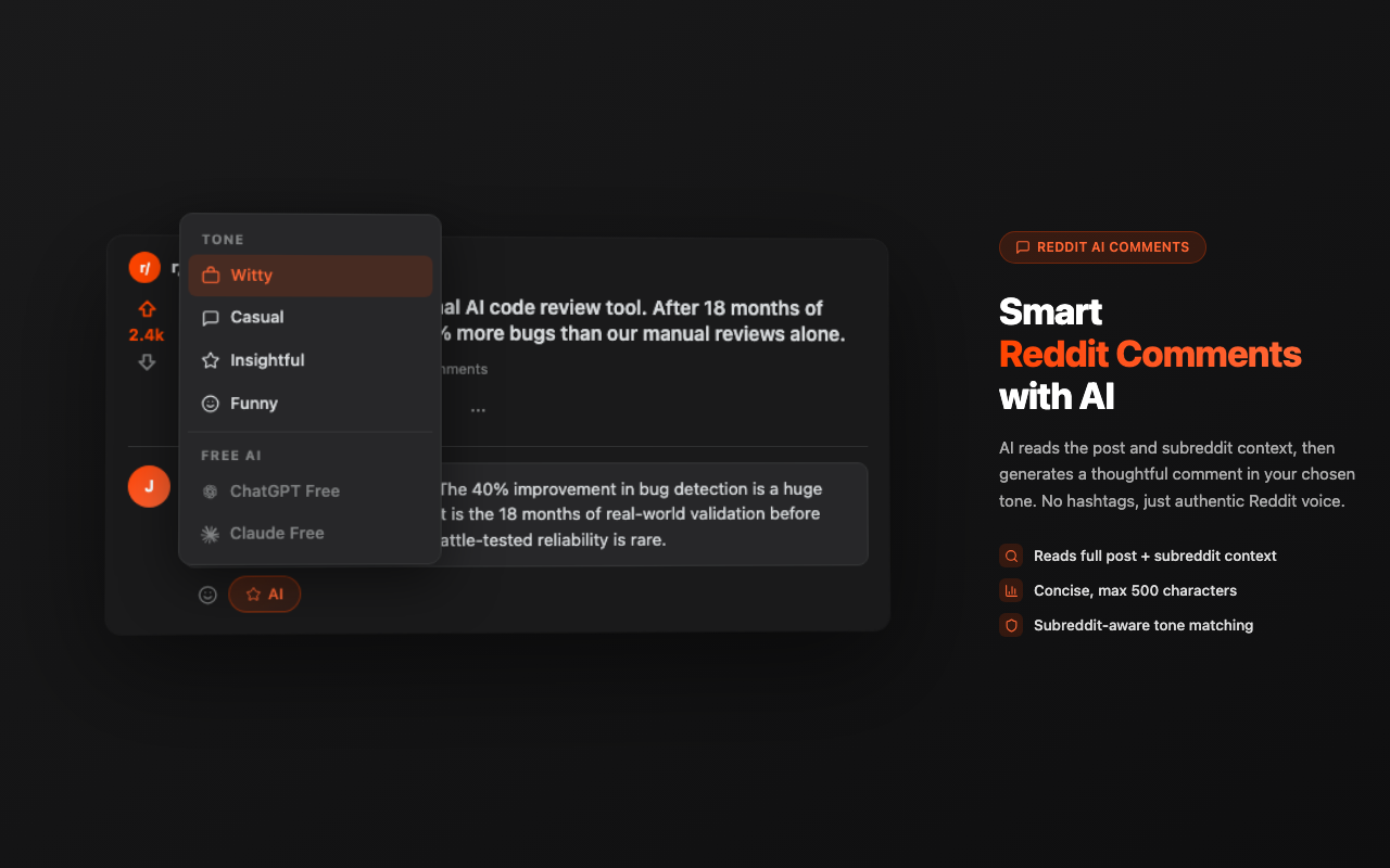 Reddit Comment screenshot
